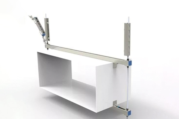 矩形风管侧向抗震支架 矩形风管侧向抗震支架