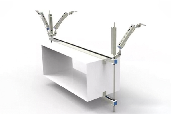 矩形风管双向抗震支架 矩形风管双向抗震支架